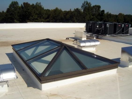 Skylight installation bringing daylight into NYC interior