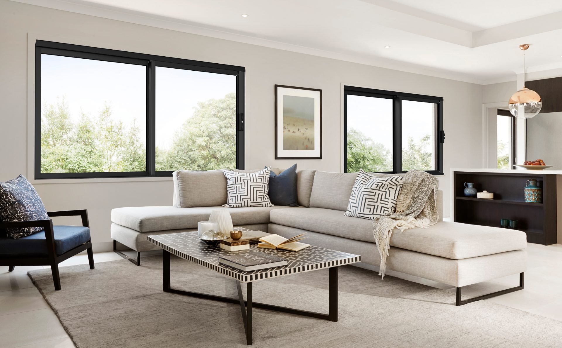 Sliding window for contemporary NYC living space